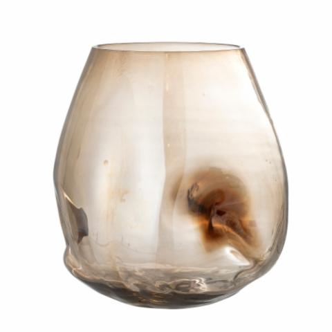 Un altro vaso di vetro più venduto di Bloomingville in una forma a silhouette distinta. Questo colore marrone chiaro è l'abbinamento perfetto per i tuoi fiori verdi e colorati. Bloomingville - Vasi Vetro