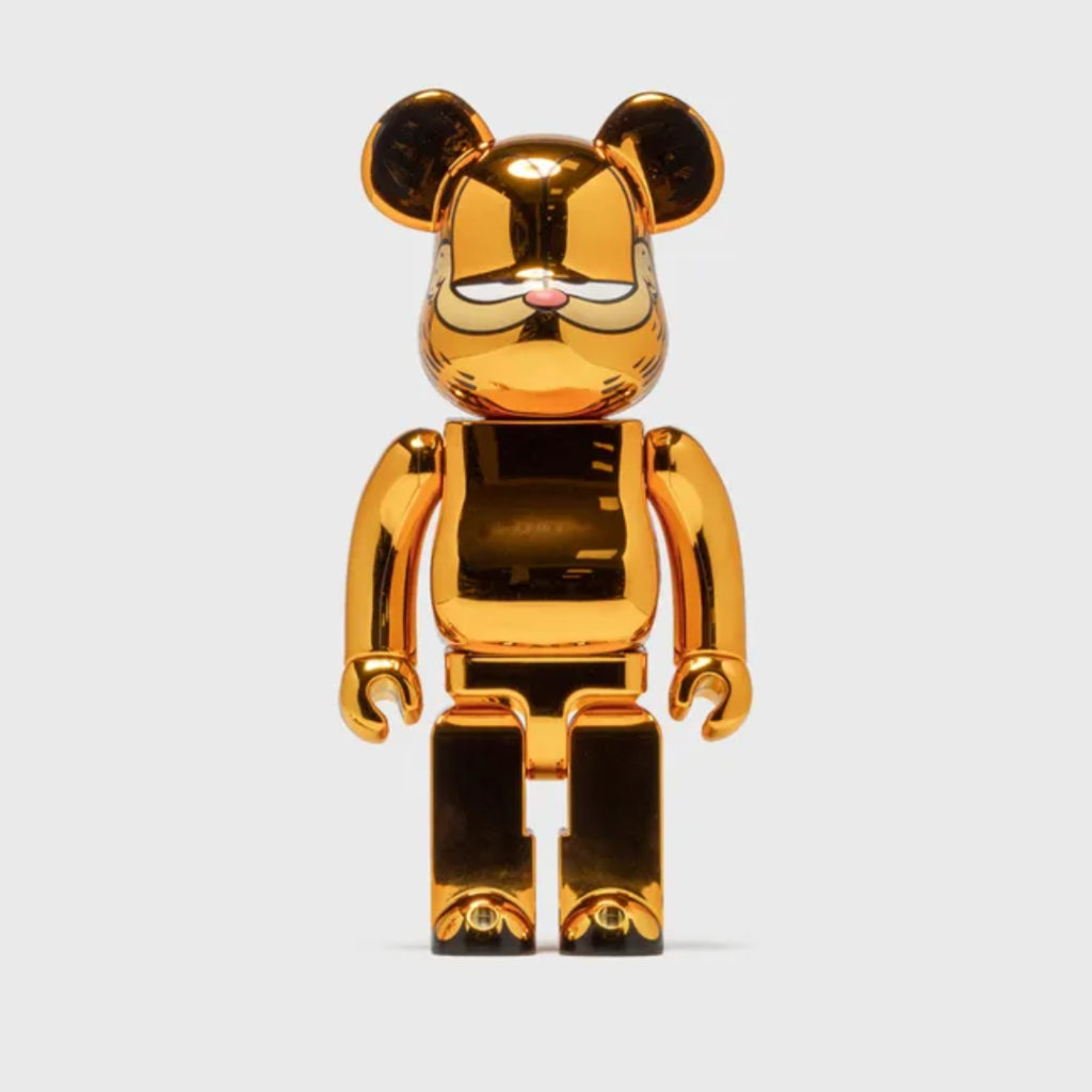 Be@rbrick Garfield Gold Chrome 1000% | Design Round Be@rbrick Garfield Gold Chrome 1000% | Design Round